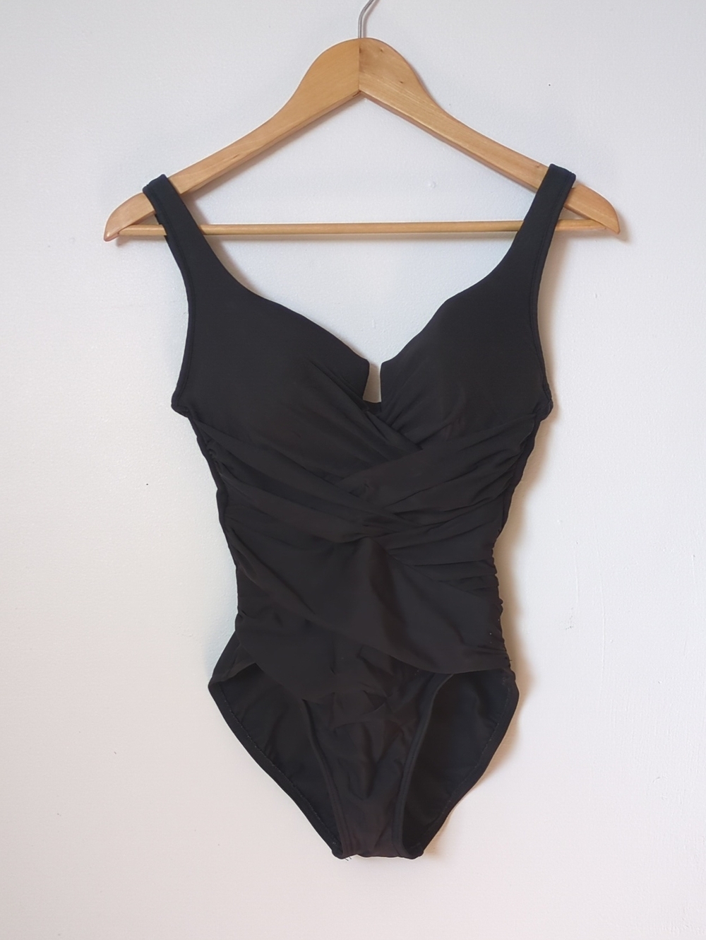 Miraclesuit Black Tummy-Control One-Piece Swimsuit